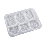 Silicone Keychain Mold with Hole for DIY Craft