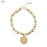 Life Flower Charm Bracelet Set - Women's Beaded Jewelry