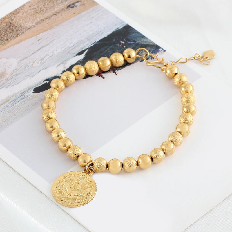 Life Flower Charm Bracelet Set - Women's Beaded Jewelry