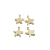 Brass Star Pendant Earrings DIY Jewelry Accessories