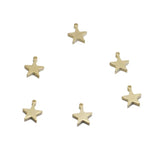 Brass Star Pendant Earrings DIY Jewelry Accessories