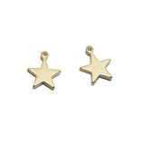 Brass Star Pendant Earrings DIY Jewelry Accessories