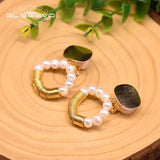 Boho Style Freshwater Pearl Ear Clip Ge0905