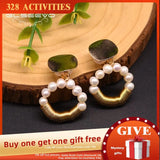 Boho Style Freshwater Pearl Ear Clip Ge0905
