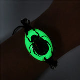 Glow In The Dark Beetle Charm Bracelet