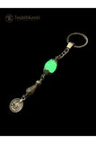 Glow Dark Cat Eye Keychain Home Car Bag Accessory