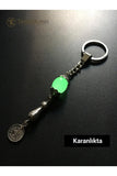 Glow Dark Cat Eye Keychain Home Car Bag Accessory