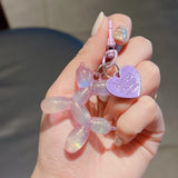 Cartoon Animal Couple Keychains Glow In the Dark