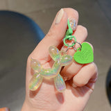 Cartoon Animal Couple Keychains Glow In the Dark