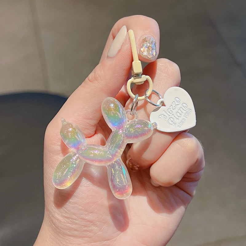 Cartoon Animal Couple Keychains Glow In the Dark