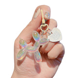 Cartoon Animal Couple Keychains Glow In the Dark