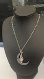 Glowing Moon Pumpkin Pendant Necklace