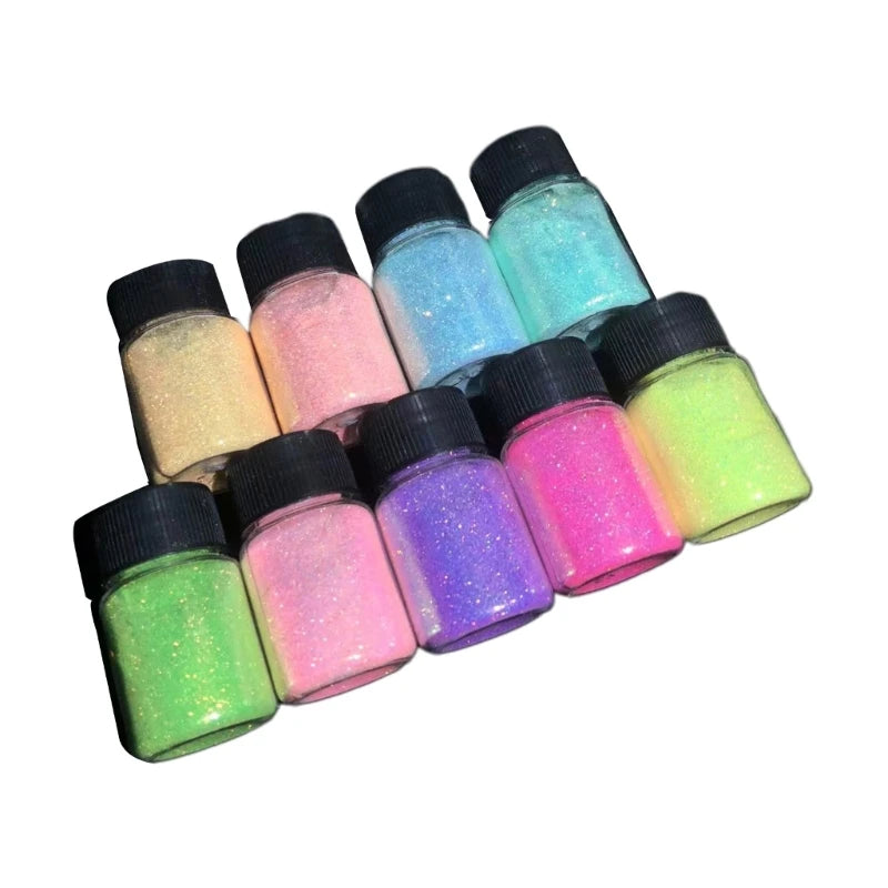Glowing Resin Powder Pigment DIY Jewelry Colorant Dyes Epoxy Resin Pearl Powder
