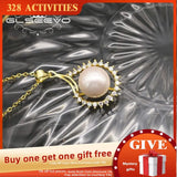Glseev Barbed Water Drops Pearl Necklace GN0322