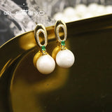 Glseevo Freshwater Pearl Pendant Ring Earrings GE1068