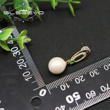 Glseevo Freshwater Pearl Pendant Ring Earrings GE1068