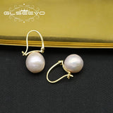 Freshwater Pearl Silver Earrings Hot Jewelry GE1078