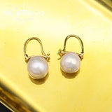Freshwater Pearl Silver Earrings Hot Jewelry GE1078
