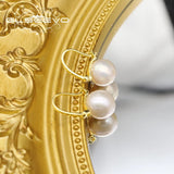 Freshwater Pearl Silver Earrings Hot Jewelry GE1078