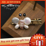 Natural Freshwater Pearl Butterfly Hairpin Woman Birthday Party Gift