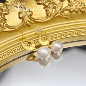 Freshwater Pearl Sterling Silver Pendant Earrings, Love Gift Jewelry