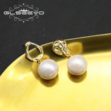 Natural Freshwater Pearls Asymmetrical Earrings GE1094