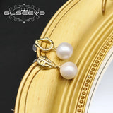 Natural Freshwater Pearls Asymmetrical Earrings GE1094