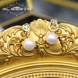 Natural Freshwater Pearls Asymmetrical Earrings GE1094