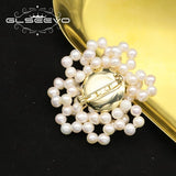 Freshwater Pearls Women's Brooch Vintage Wedding Flowers Jewelry