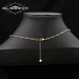 Glseevo Pearl Necklace Long Pendant & Chain Christmas Gift GN0390