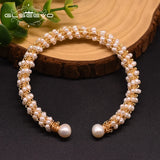 Glseevo Freshwater Pearl Adjustable Bracelet GB0919B