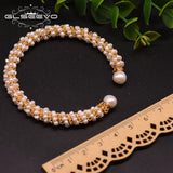 Glseevo Freshwater Pearl Adjustable Bracelet GB0919B