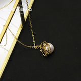 Glseevo Sterling Silver Freshwater Pearl Pendant Necklace Women's Jewelry