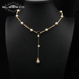Glseevo Freshwater Pearl Necklace Wedding Party Jewelry GN0389