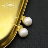 Sterling Silver Freshwater Pearl Earrings Christmas Jewelry