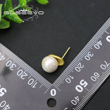 Sterling Silver Freshwater Pearl Earrings Christmas Jewelry