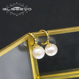 Freshwater Pearl Pendant Earrings Women's Party Jewelry