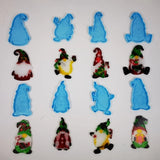 Gnome Dwarf Keychain Epoxy Resin Necklace Mold DIY Craft