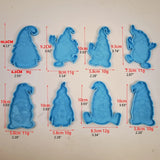 Gnome Dwarf Keychain Epoxy Resin Necklace Mold DIY Craft
