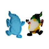 Gnome Dwarf Keychain Epoxy Resin Necklace Mold DIY Craft