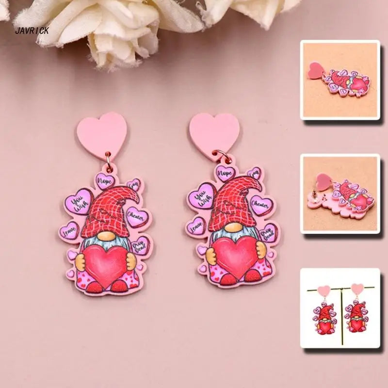 Gnome Earring Women Christmas Jewelry Santa Dangle Earring