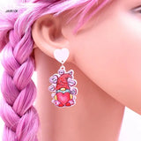 Gnome Earring Women Christmas Jewelry Santa Dangle Earring