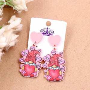 Gnome Earring Women Christmas Jewelry Santa Dangle Earring