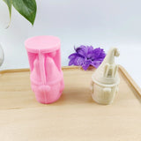 3D Bunny Gnome Candle Mold for Easter Decor