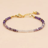 Go2BoHo 4mm Copper Bead Semiprecious Stone Bracelet