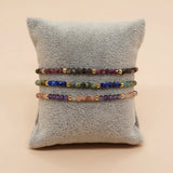 Go2BoHo 4mm Copper Bead Semiprecious Stone Bracelet