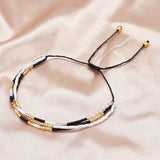 Go2BoHo Triple Layered Bracelet Seed Beaded Women