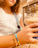 Go2BoHo Rainbow Tila Bracelet Set for Women