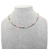 Go2BoHo Multicolor Glass Beaded Choker Necklace for Women