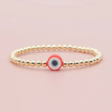 Evil Eye Beaded Bracelet for Women - High Lucky Eye Jewelry